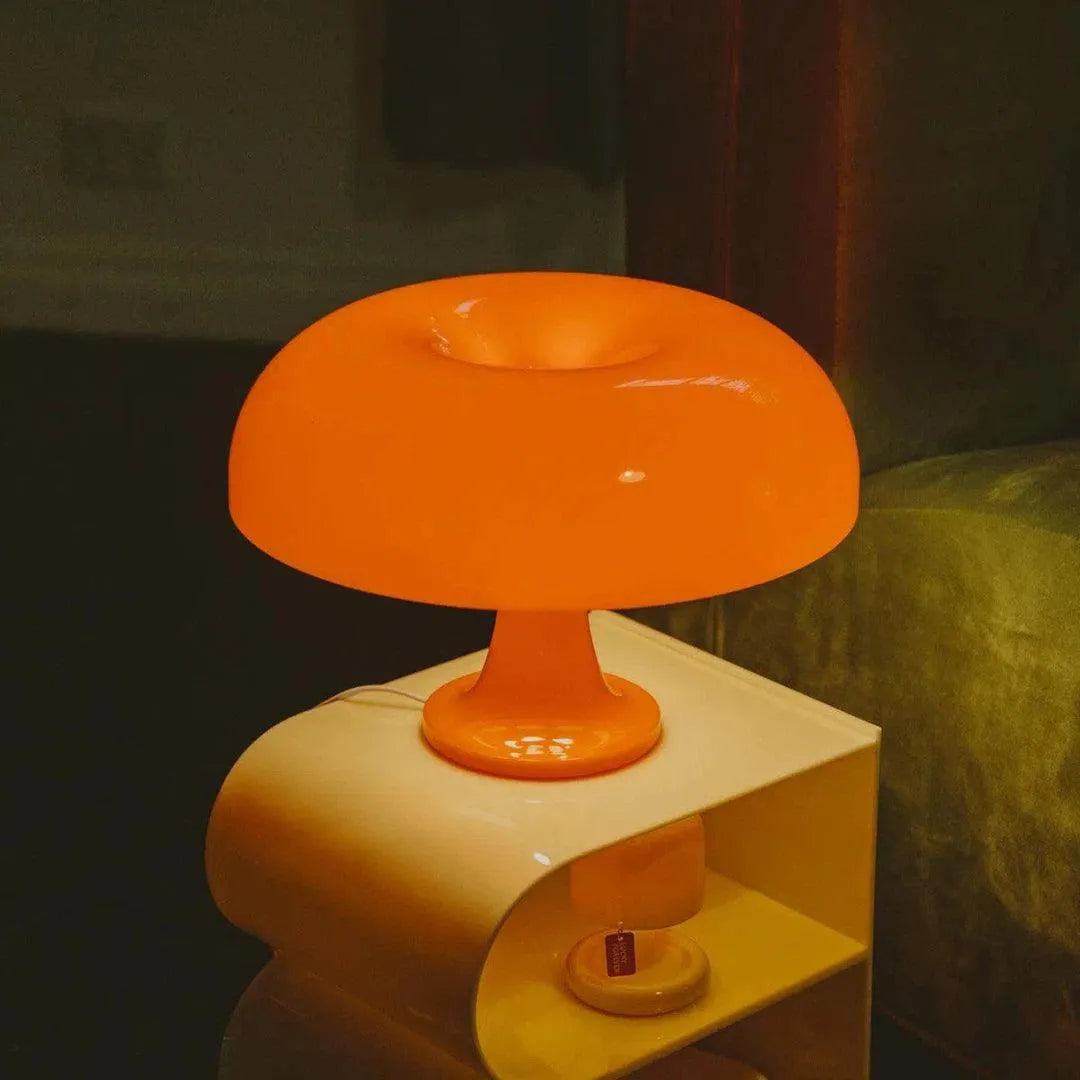 AuraGlow™ Retro Mushroom Lamp – Mid-Century Design Masterpiece