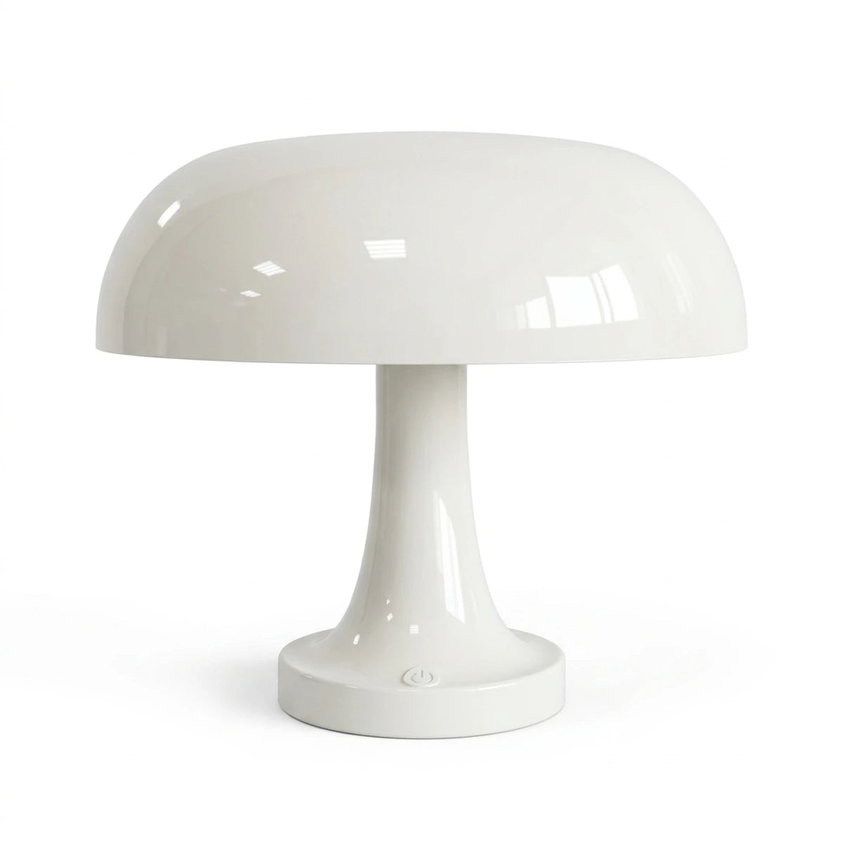 AuraGlow Retro Mushroom Table Lamp, Mid-Century Cordless LED Nightstand Light