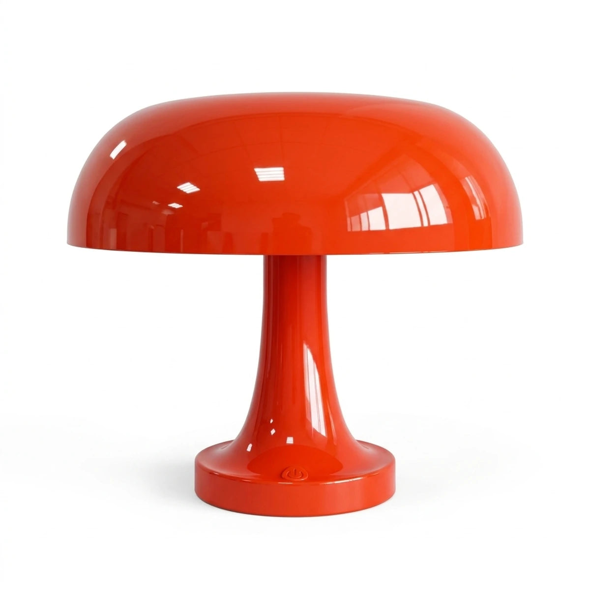 AuraGlow Retro Mushroom Table Lamp, Mid-Century Cordless LED Nightstand Light